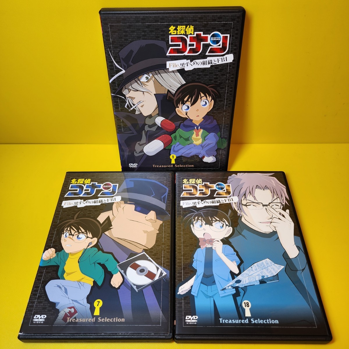 新品ケース交換済み 名探偵コナン 黒ずくめの組織とFBI Treasure