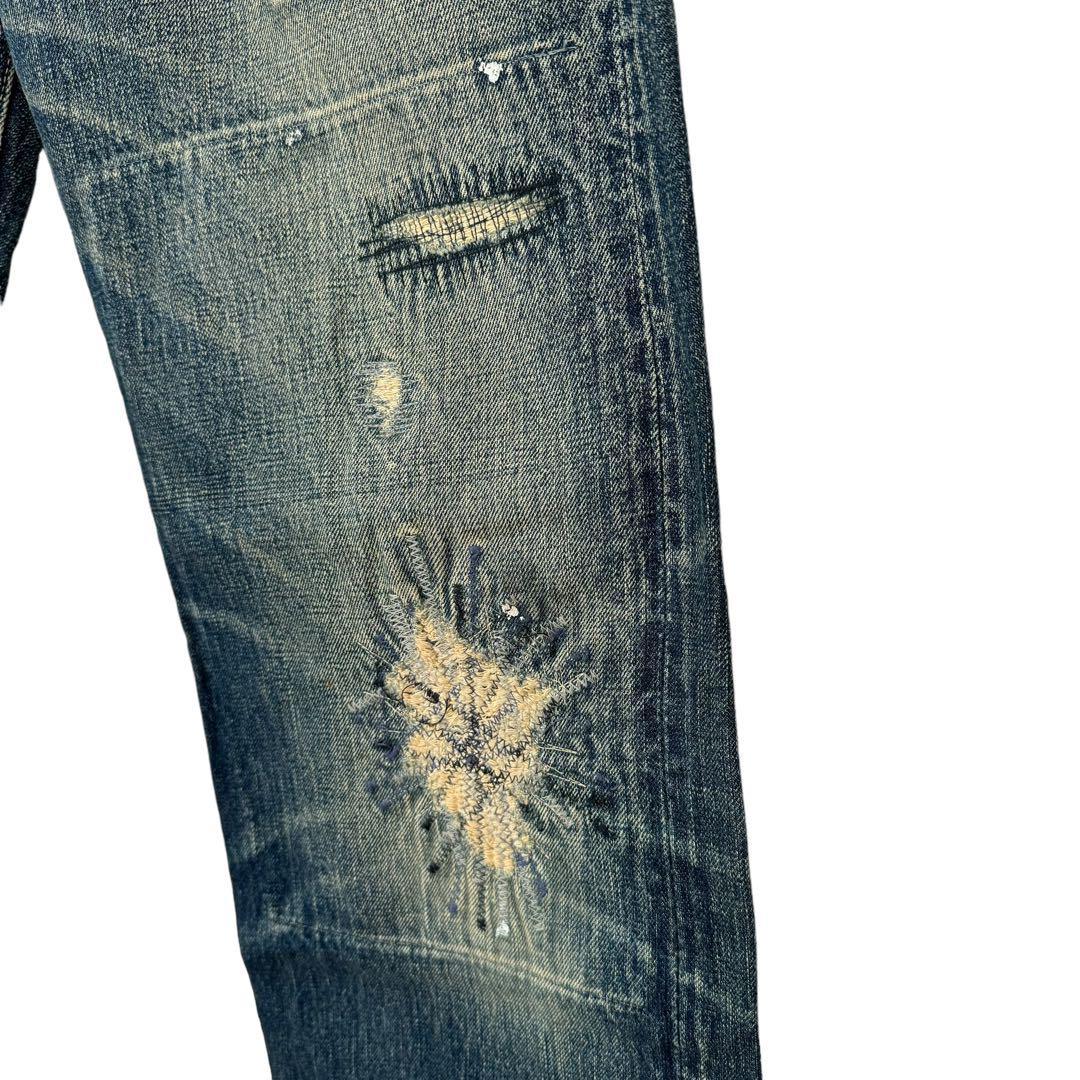 KAPITAL キャピタル 日本製 サイズ32 パッチワークデニムパンツ