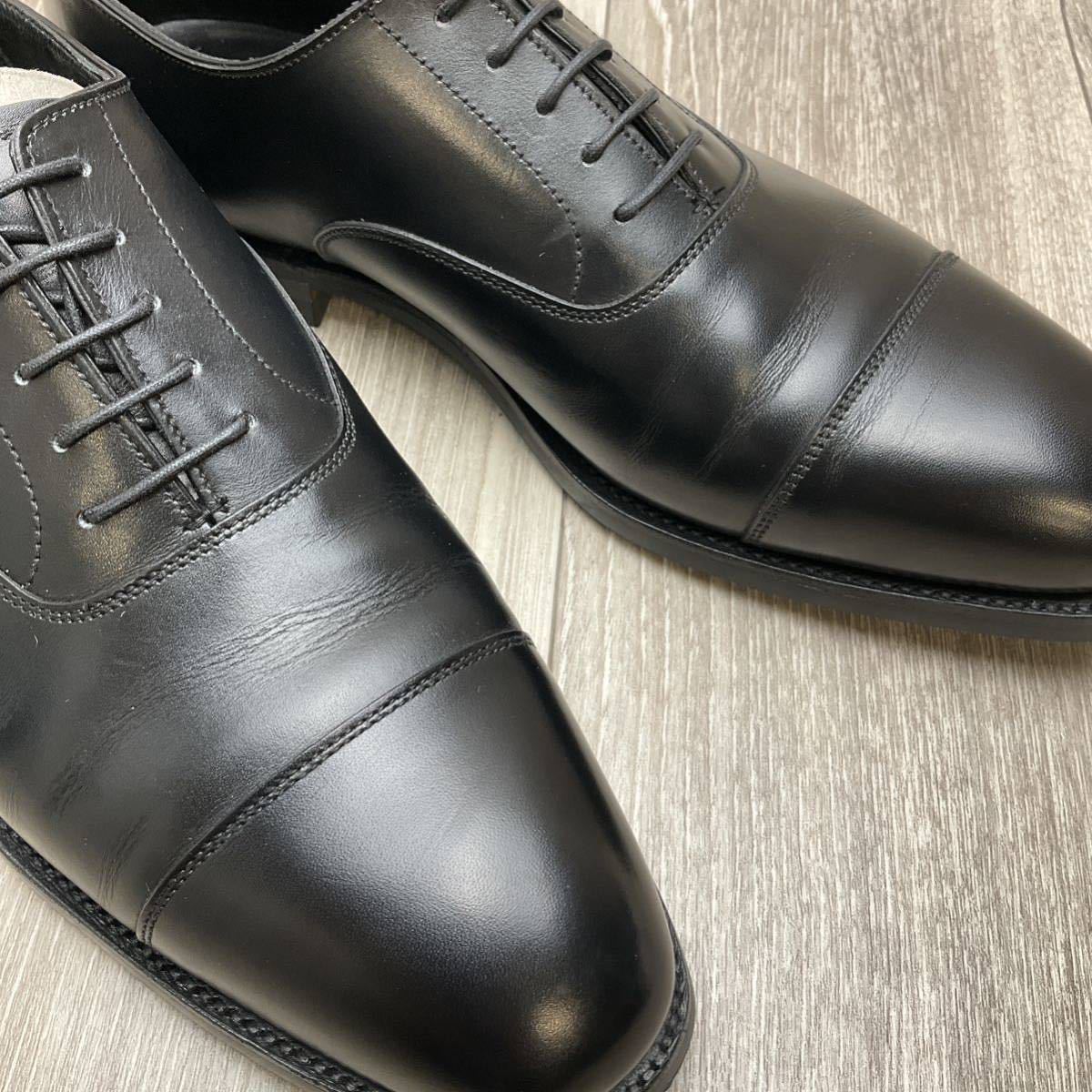 訳あり美品】CROCKETT&JONES AUDLEY ブラック サイズ7 5(25 5cm) 紳士