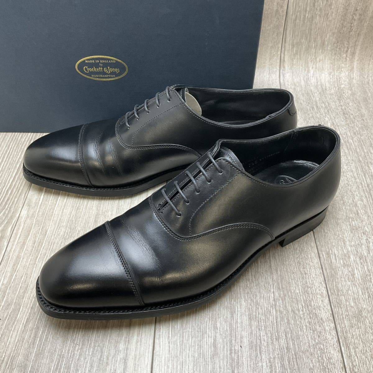 訳あり美品】CROCKETT&JONES AUDLEY ブラック サイズ7 5(25 5cm) 紳士