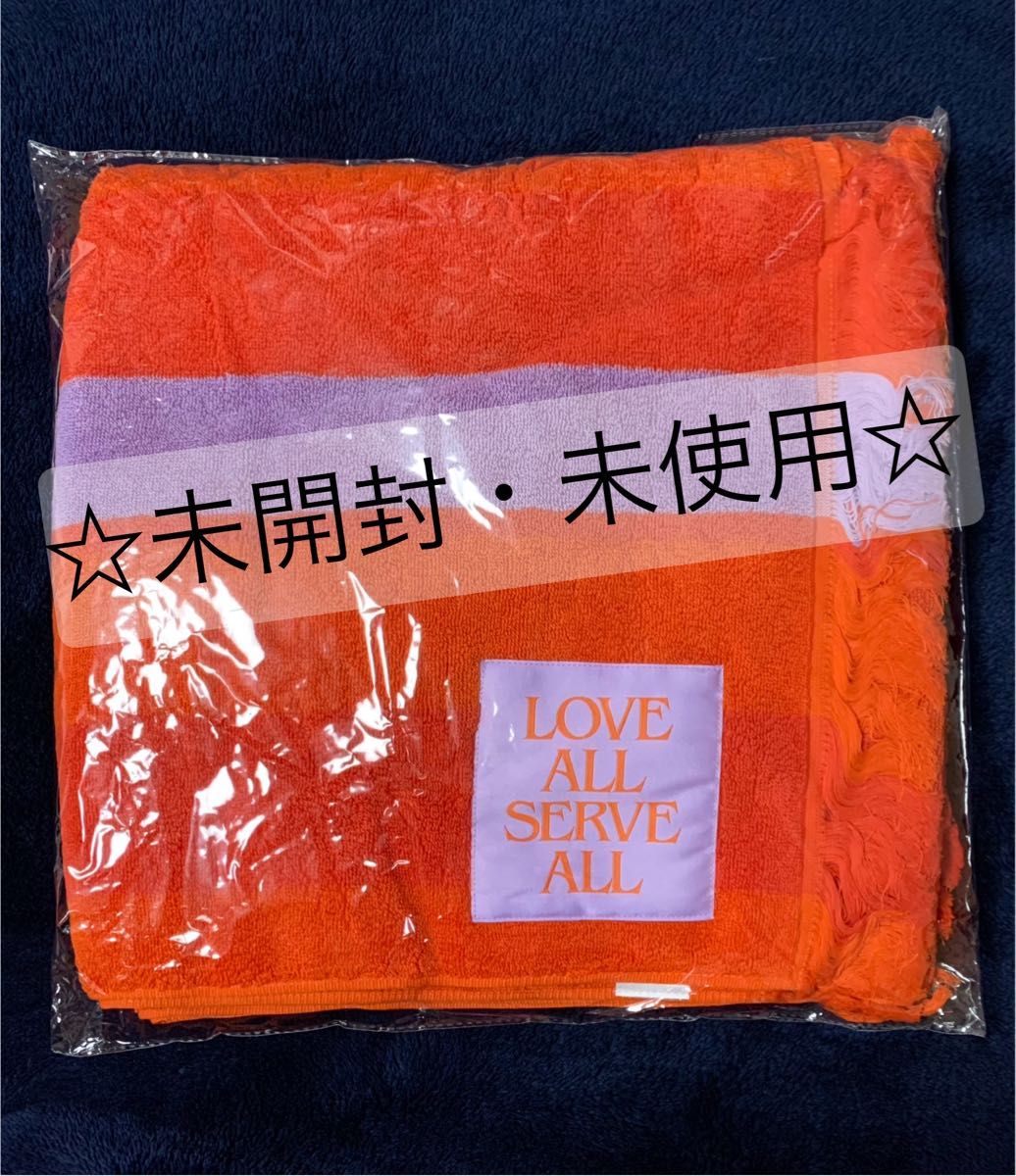 藤井風 LASAボーダーバスタオル 未開封・未使用 LOVE ALL SERVE ALL