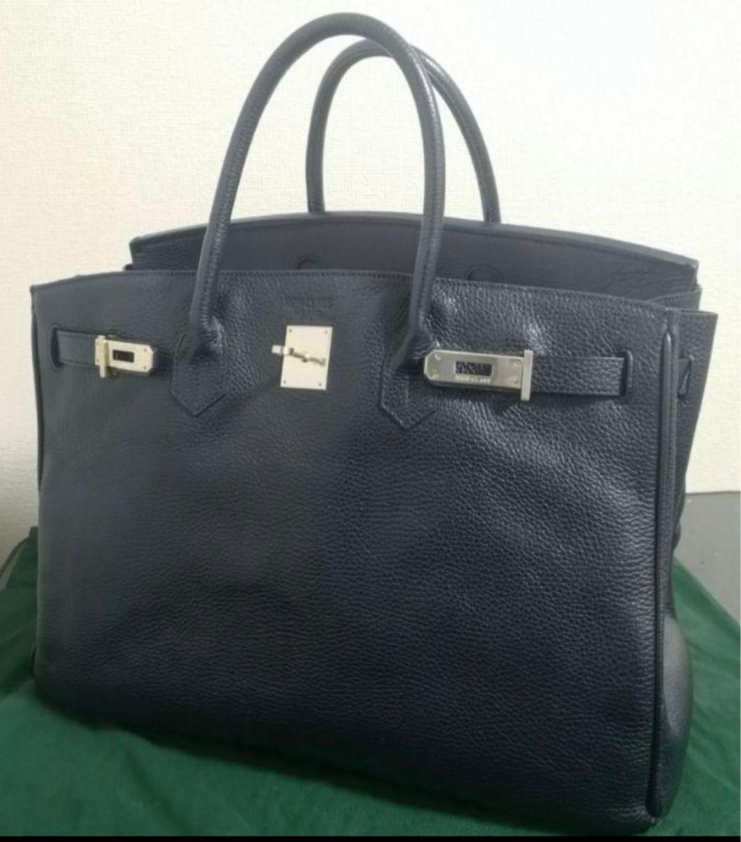 美品 40 ネイビー×シルバー ヘンリーハイクラス ハイクラス 男性可