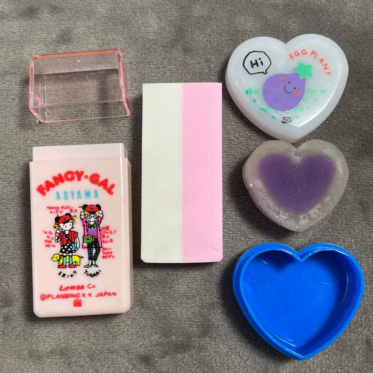 昭和レトロ ナウいオシャレな消しゴム 80年代ファンシー ビンテージ