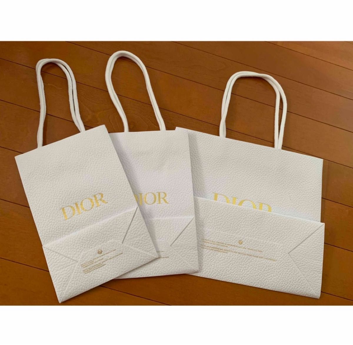 美品】Dior ディオール ショップ袋 紙袋 プレゼント 3枚セット