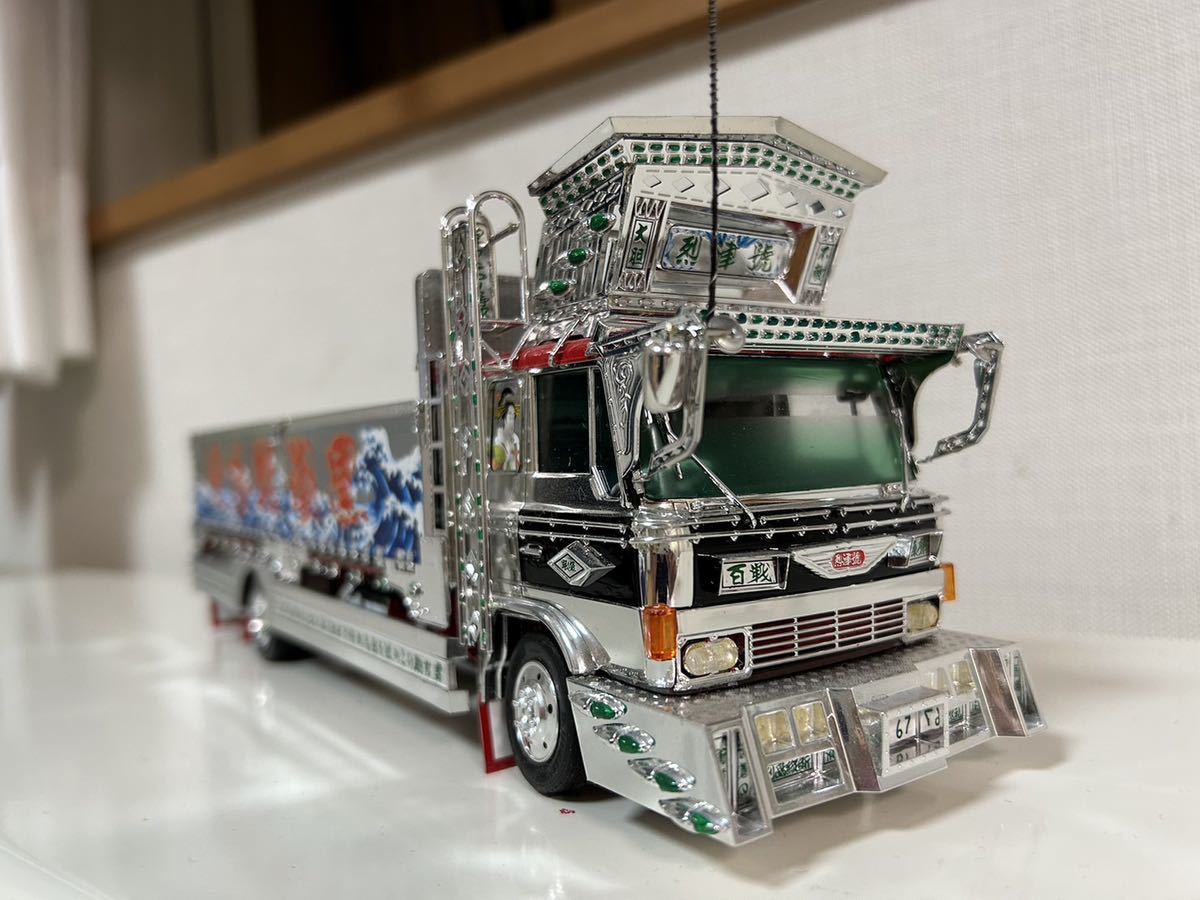 Yahoo!オークション - フジミ デコトラ 烈津號 完成品 塗装済み完成模