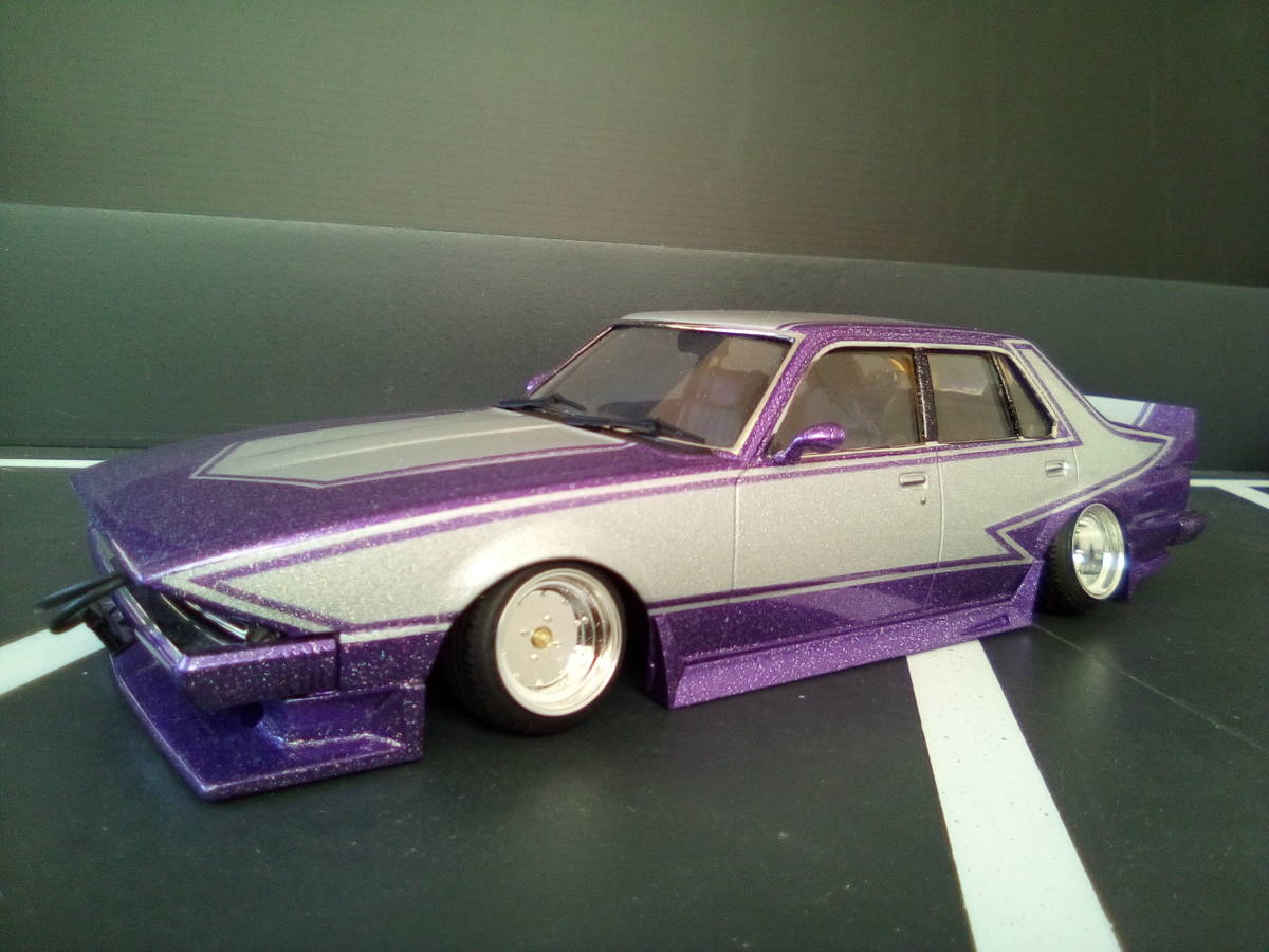 Yahoo!オークション - アオシマ 1/24 スカイライン ジャパン 完成品