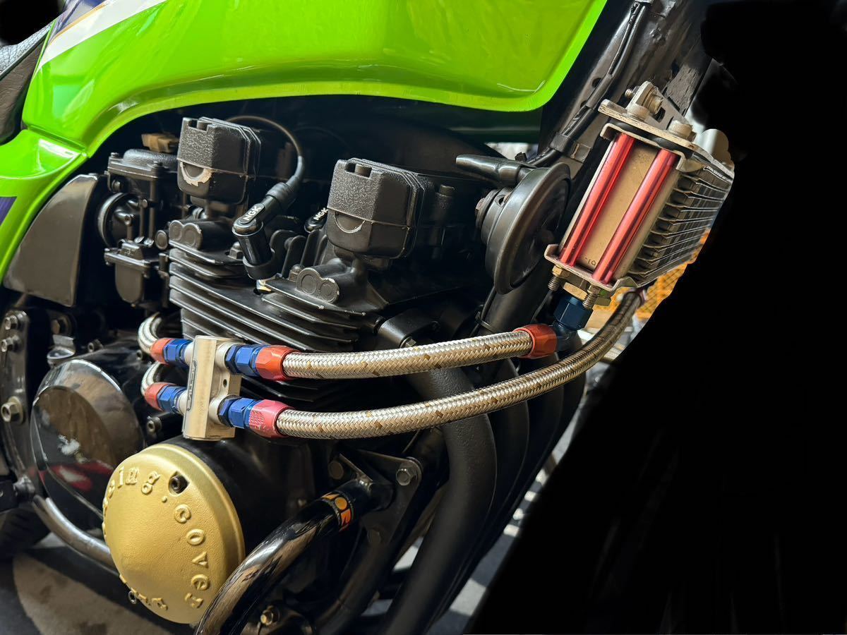 Yahoo!オークション - Z400GP Z550GP アールズ オイルクーラー サイド