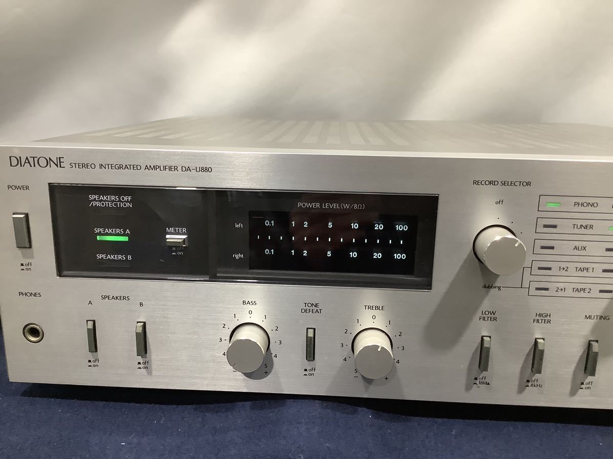 Yahoo!オークション - DIATONE ダイヤトーン プリメインアンプ DA-U880