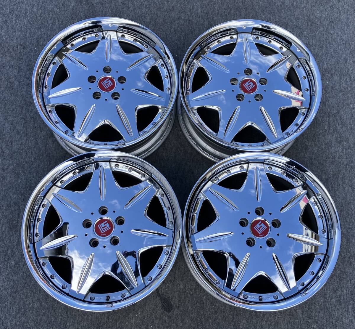 Yahoo!オークション - 希少 深リム WORK LS207 19インチ 8.5JJ +39 5H