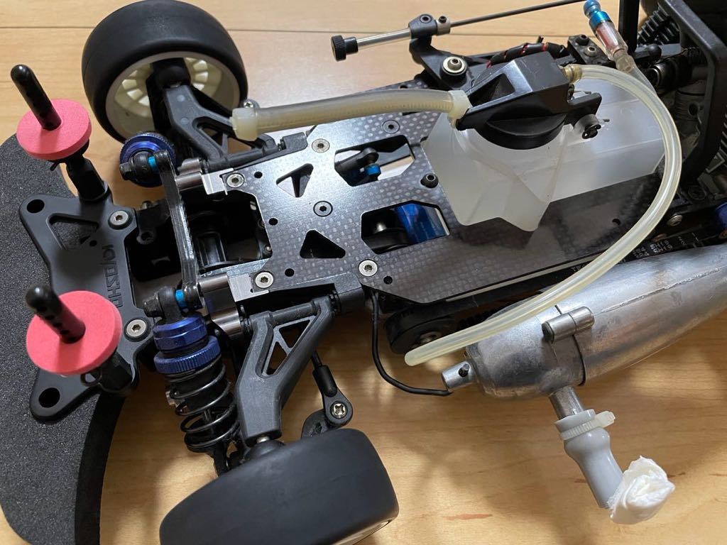 1/10 京商 GP エンジンカー V-ONE SR シャーシ オプション付き RRR部品