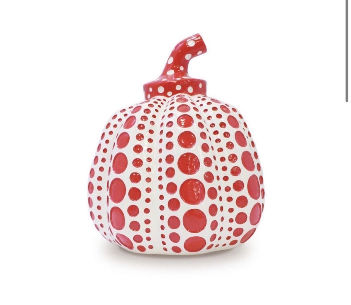 草間彌生 かぼちゃ 赤 ペーパーウェイト オブジェ 草間彌生 オブジェ