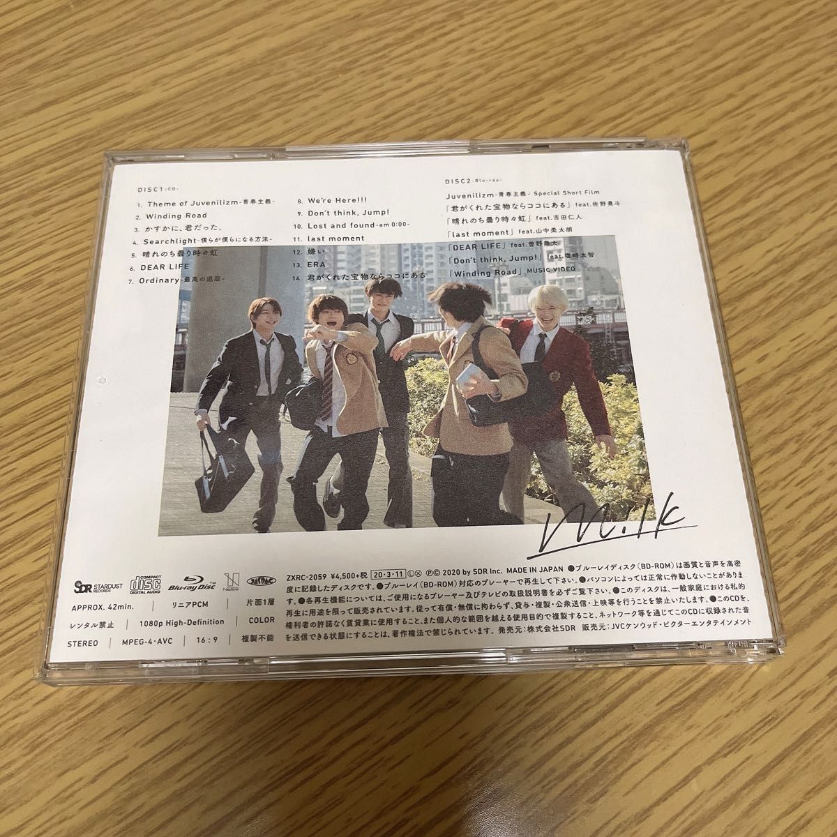 トレカ付】M LK Juvenilizm-青春主義- (Limited盤) CD+Blu-ray｜Yahoo