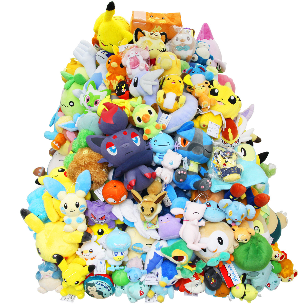 Yahoo!オークション - ポケモン ぬいぐるみ など まとめ売り×130 バッ