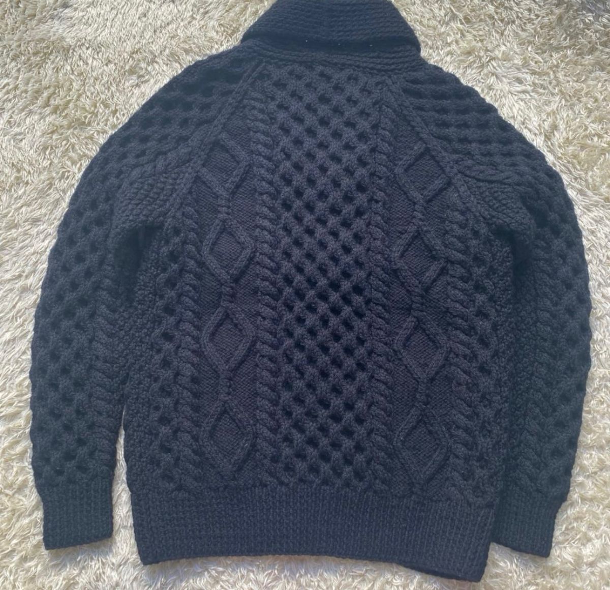 INVERALLAN 希少 状態極上 茶タグ インバーアラン ショールカラー 6A