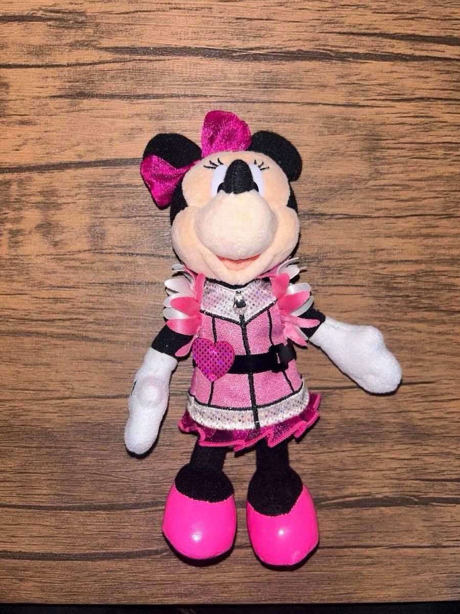 ディズニーランド クラブマウスビート ミニーマウス ぬいぐるみバッジ