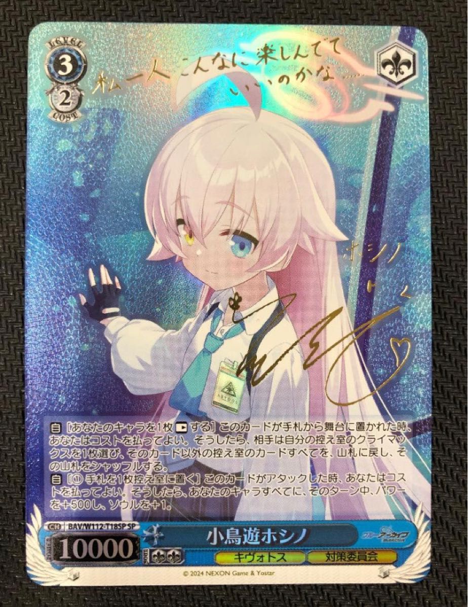 ヴァイスシュヴァルツ 対策委員会 ホシノ SP WS ブルーアーカイブ