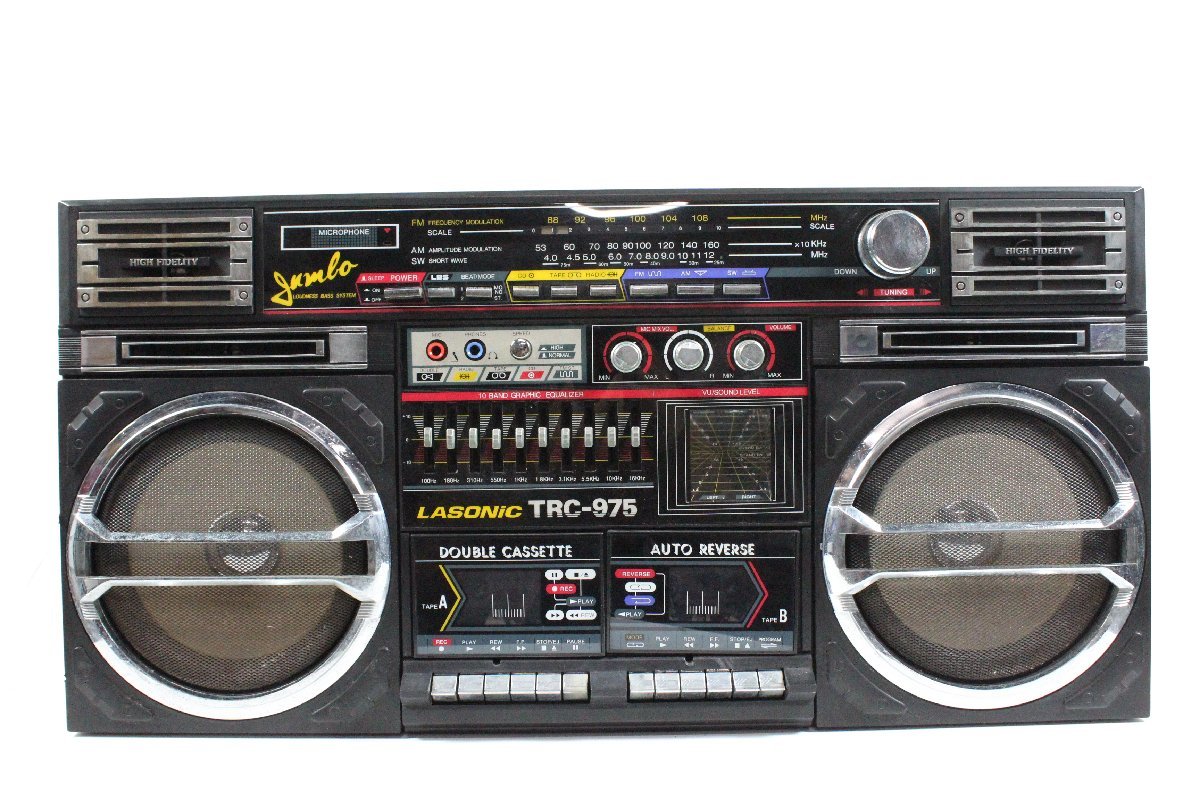 Yahoo!オークション - LASONIC TRC-975 ラジカセ カセットレコーダー