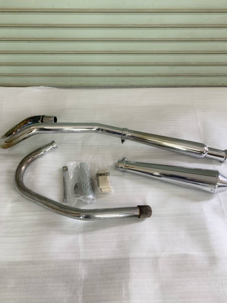 Yahoo!オークション - 250TR 左出しアップマフラー パープルヘイズ ト