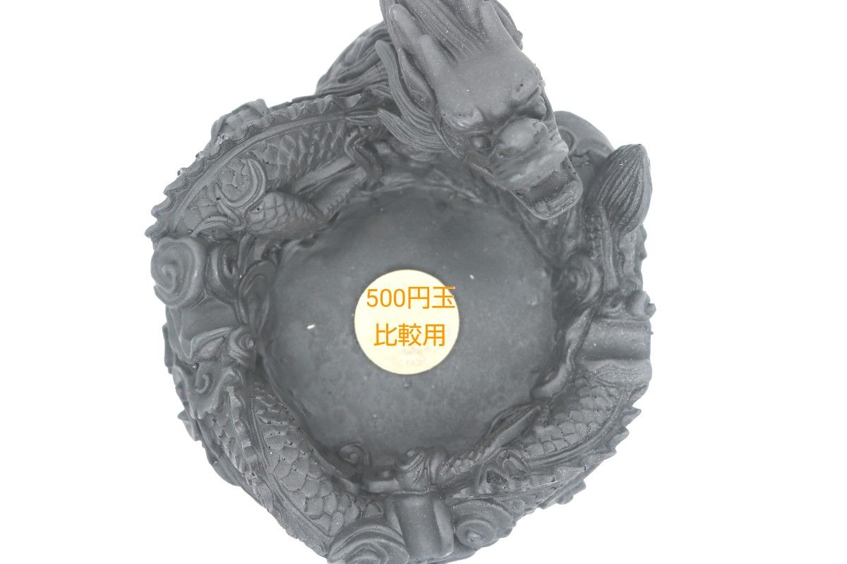 アオアシカツオドリ様用 №109 シュンガイト 龍皿 置物 2個｜Yahoo