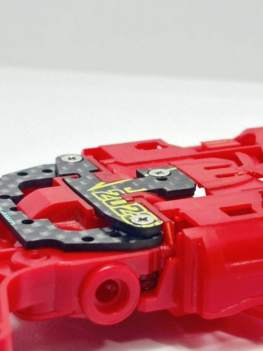 ミニ四駆 MSフレキ 3点どめ仕様 軽量強化レッドシャーシ｜Yahoo!フリマ