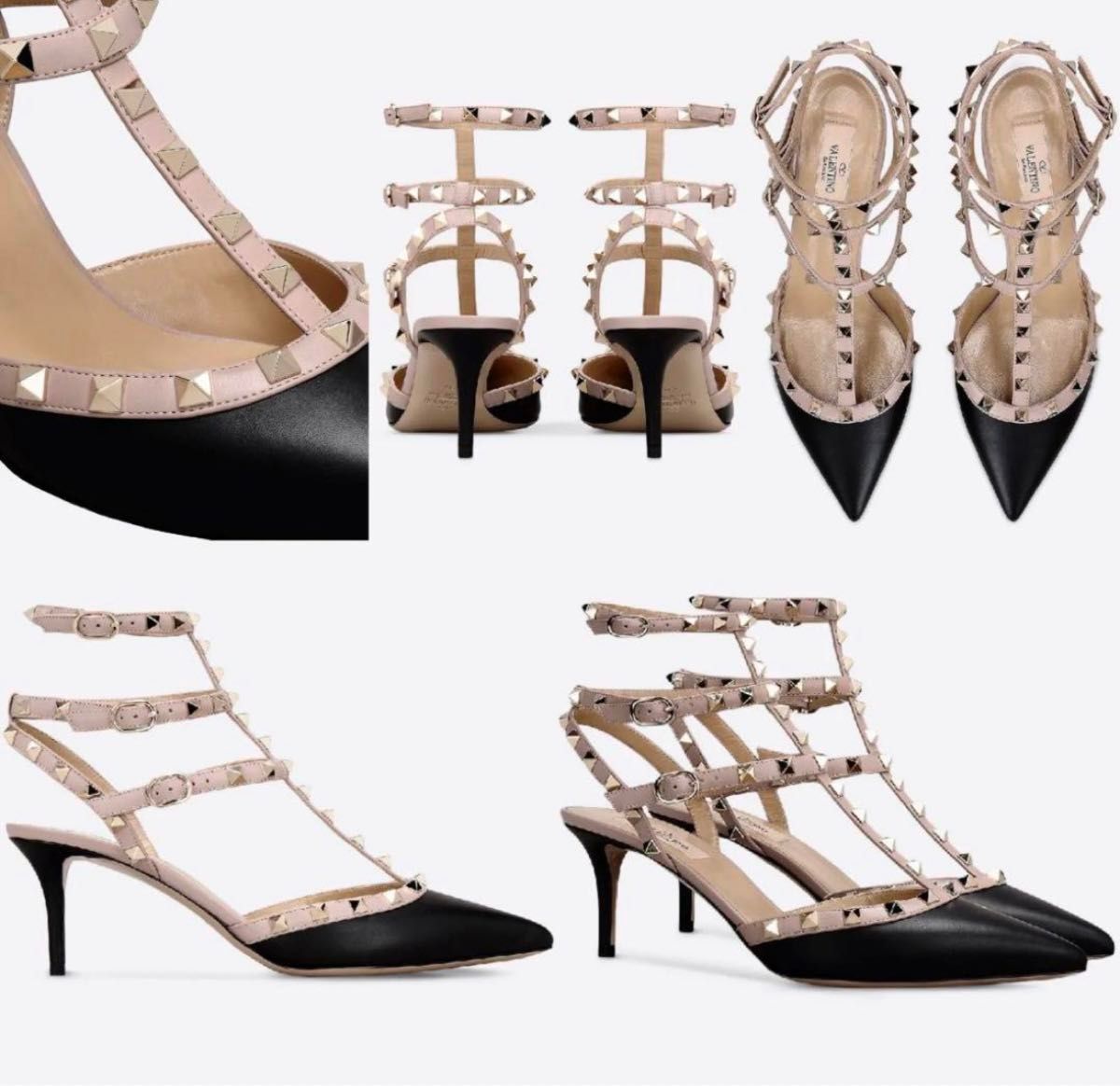 valentino パンプス ヴァレンティノ ロックスタッズ アンクル