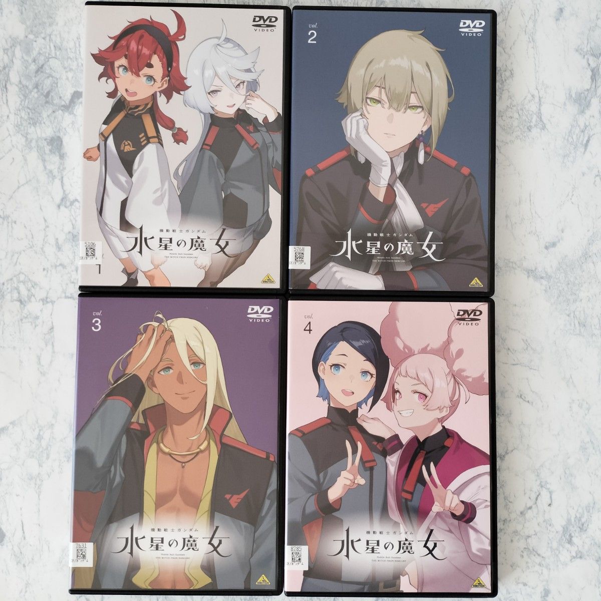 DVD 機動戦士ガンダム 水星の魔女 1期 2期 全8巻 新品ケース付｜Yahoo