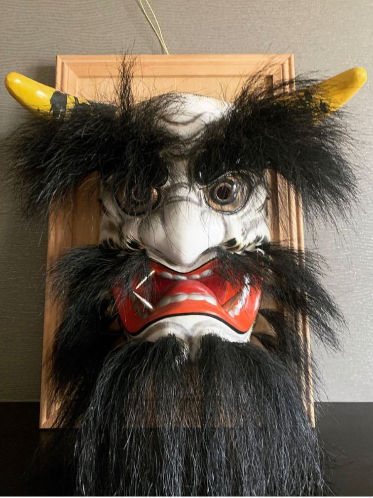 Yahoo!オークション - 石見長浜 石見神楽面 日下義明作 神楽面 お面