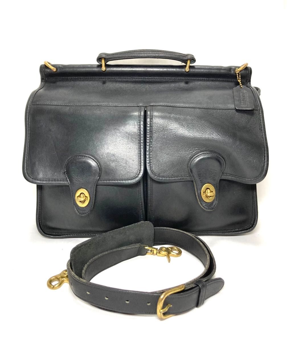 希少】COACH オールドコーチ ビジネスバッグ ショルダーバッグ USA製