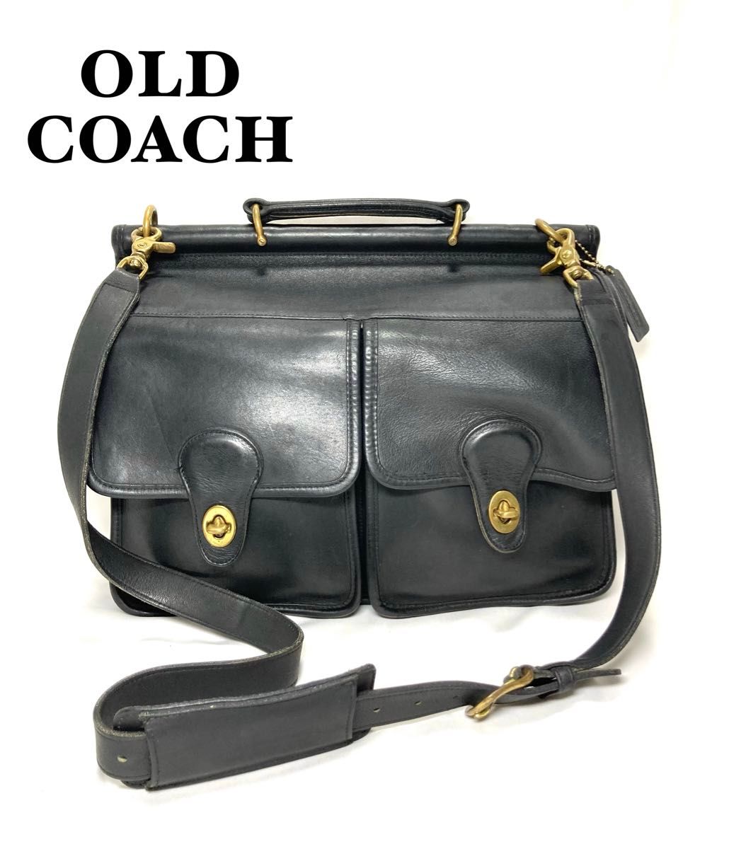 希少】COACH オールドコーチ ビジネスバッグ ショルダーバッグ USA製