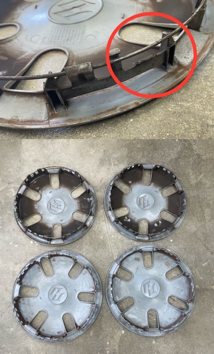 スズキ エブリィ 純正 13インチ ホイールキャップ ホイールカバー 4枚