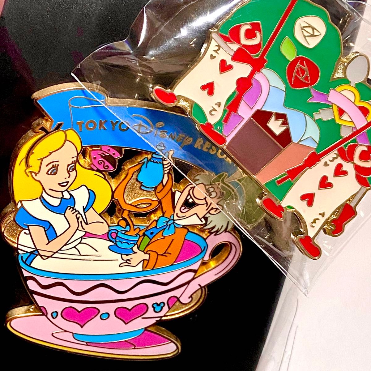 新品 Disney ディズニー 不思議の国のアリス ティーパーティー 2点