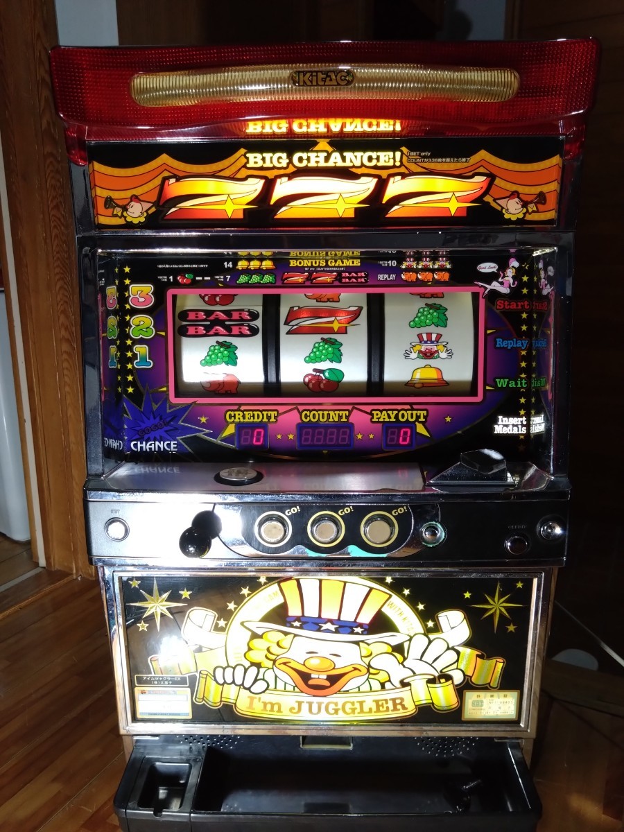 Yahoo!オークション - 初代アイムジャグラーEX パチスロ 実機 黒パネル