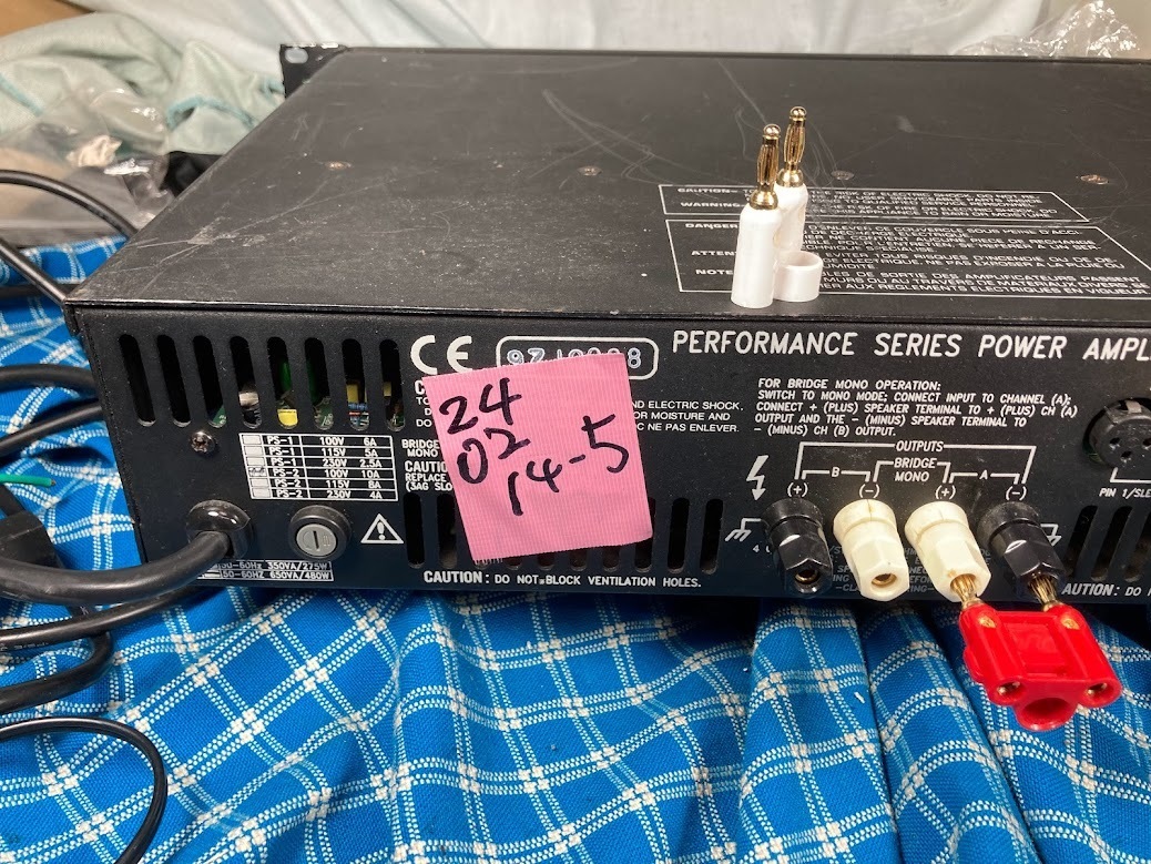 BGW ファンレスパワーアンプ 250D 完動品 初期不良保証 BGW ファンレス