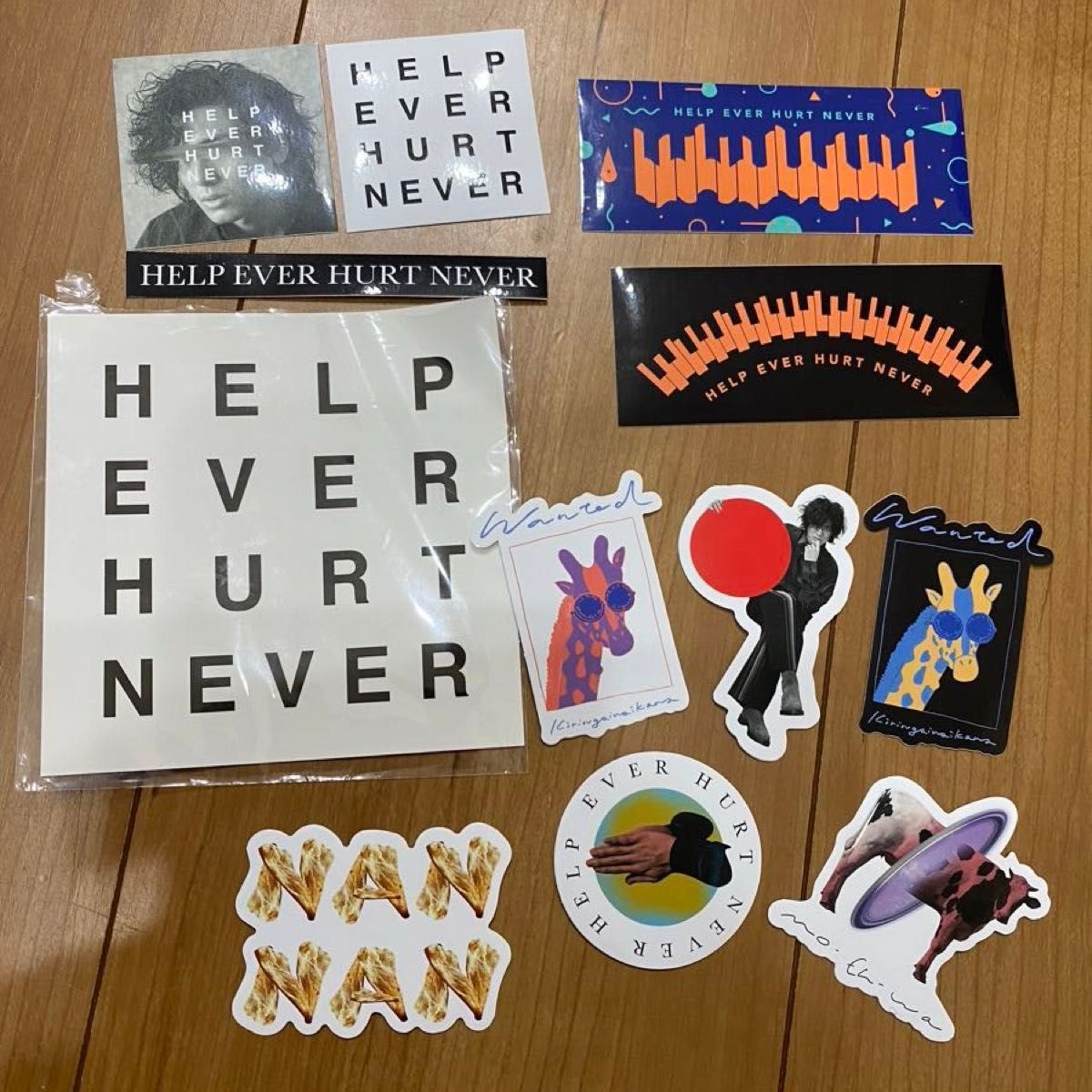 藤井風 フレークシール HELP EVER HURT NEVER｜Yahoo!フリマ（旧PayPay