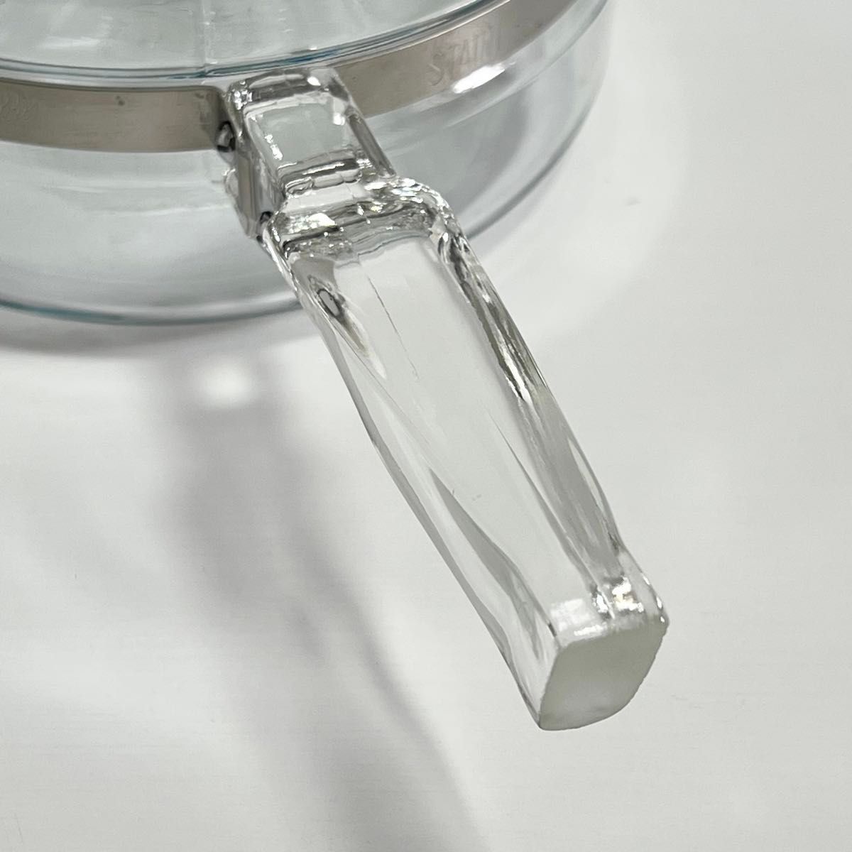 希少 オールドパイレックス 耐熱ガラス ソースパン 片手鍋 PYREX