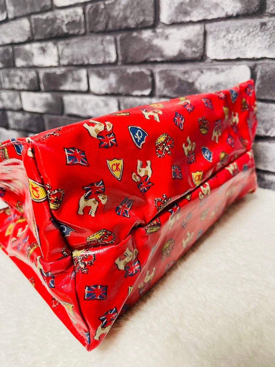 キャスキッドソン CathKidston ボストンバック イギリス テリア 美品