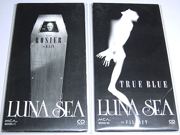 送料無料 LUNA SEA 2枚セット 『ROSIER/RAIN』『TRUE BLUE/FALLOUT