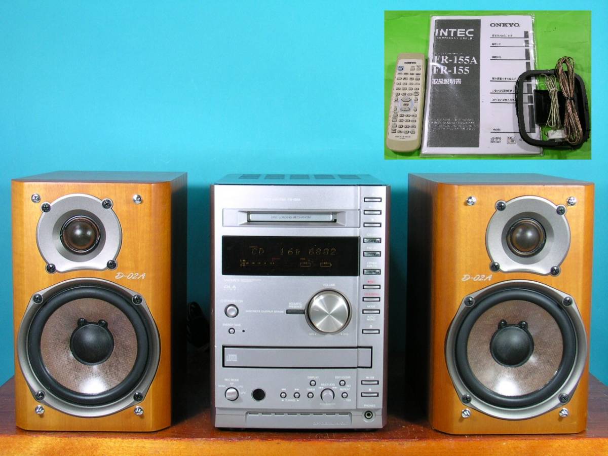 Yahoo!オークション - 即決 ONKYO CD/MDコンポ FR-155A(X-A7) スピーカ