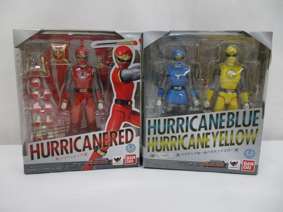 S.H.Figuarts 忍風戦隊ハリケンジャーハリケンレッドブルー&イエロー