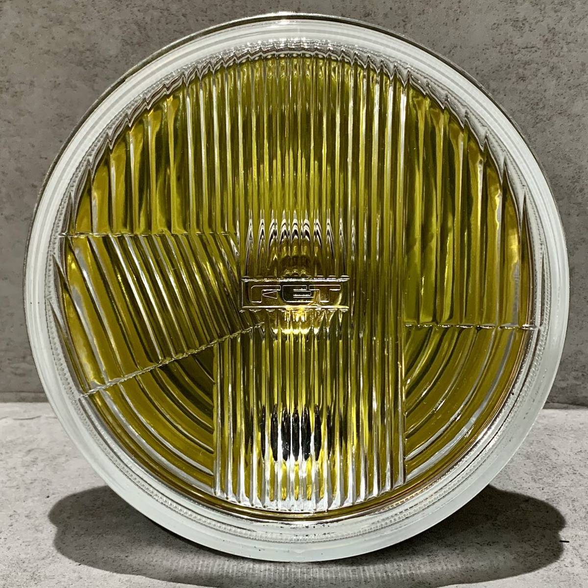 Yahoo!オークション - 当時物未使用 FET 極東 凹み レンズ ヘッドライ