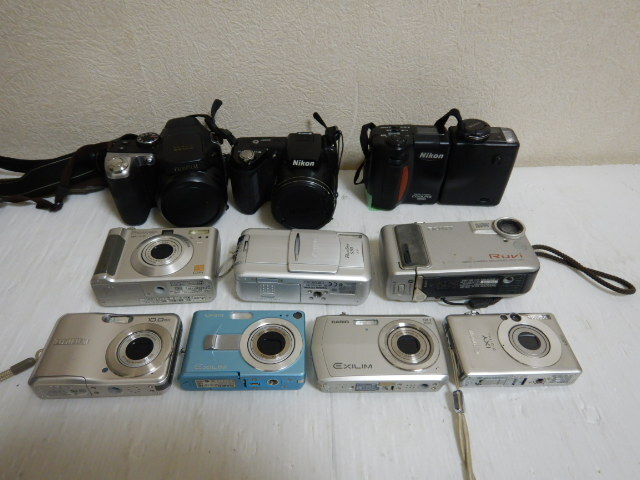 Yahoo!オークション - デジカメ 10台 色々まとめて ジャンク デジタル