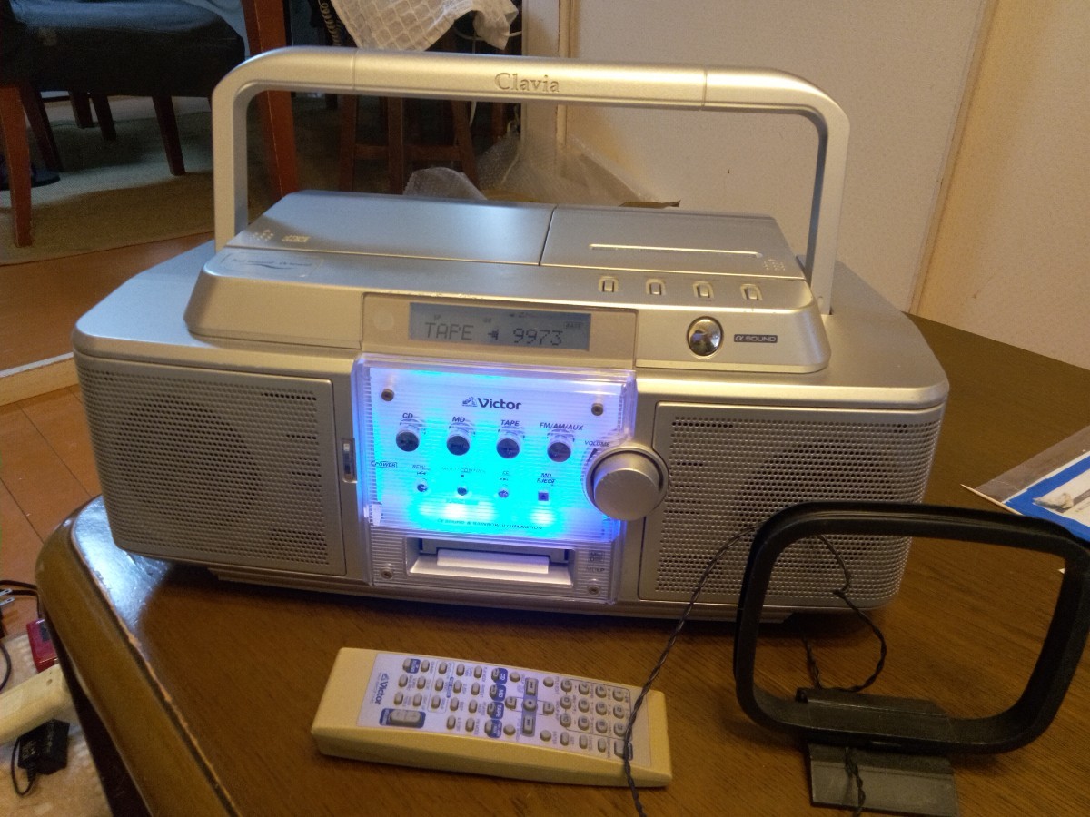 Yahoo!オークション - ビクター Victor CD/MDラジカセ クラビア Clavia