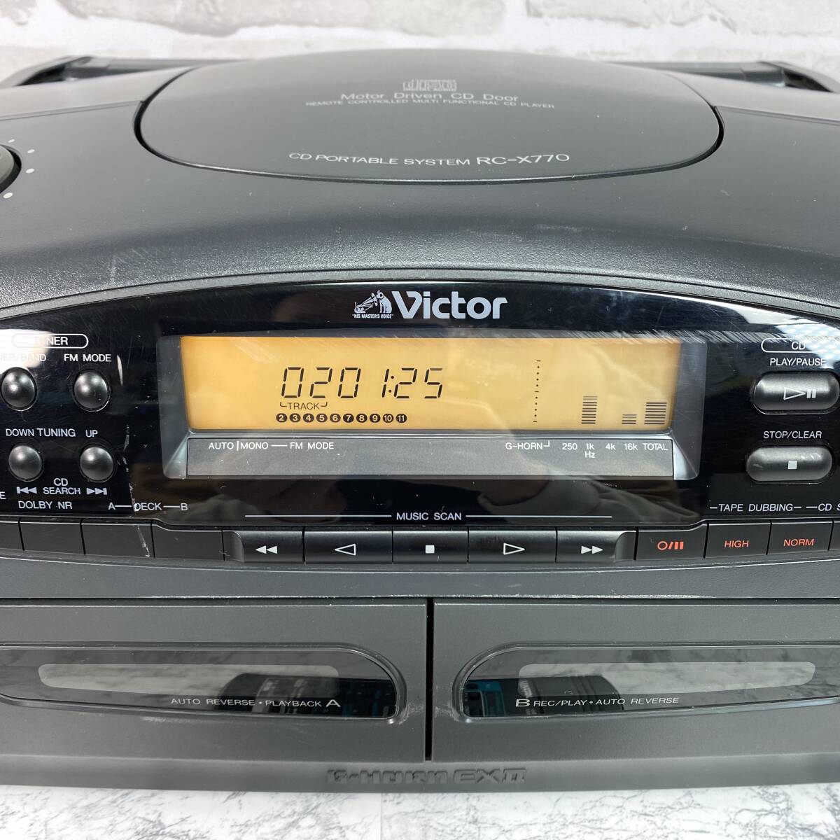 Yahoo!オークション - 【動作品】 Victor ビクター CDラジカセ RC-X770