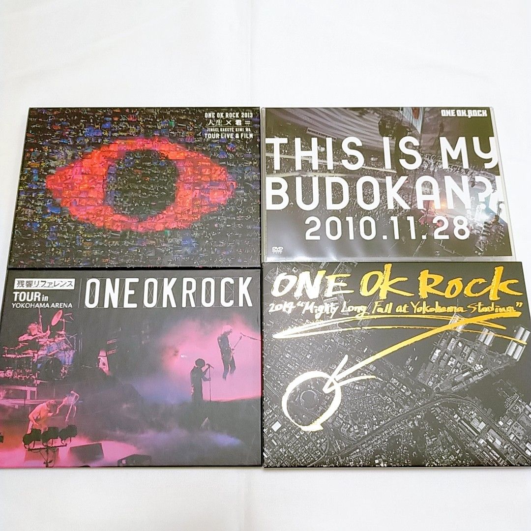 ONE OK ROCK DVD2枚・Blu-ray 8組セット、訳ありオマケ付き ONE OK