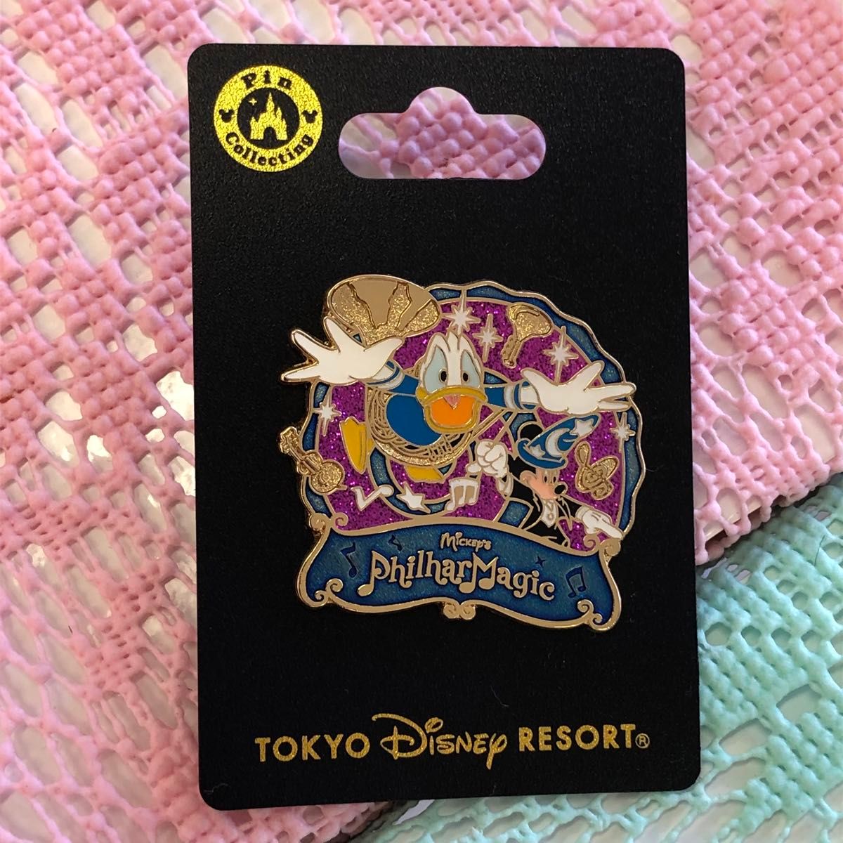 フィルハーマジック ピンバッジ ドナルド ミッキー ディズニー TDL