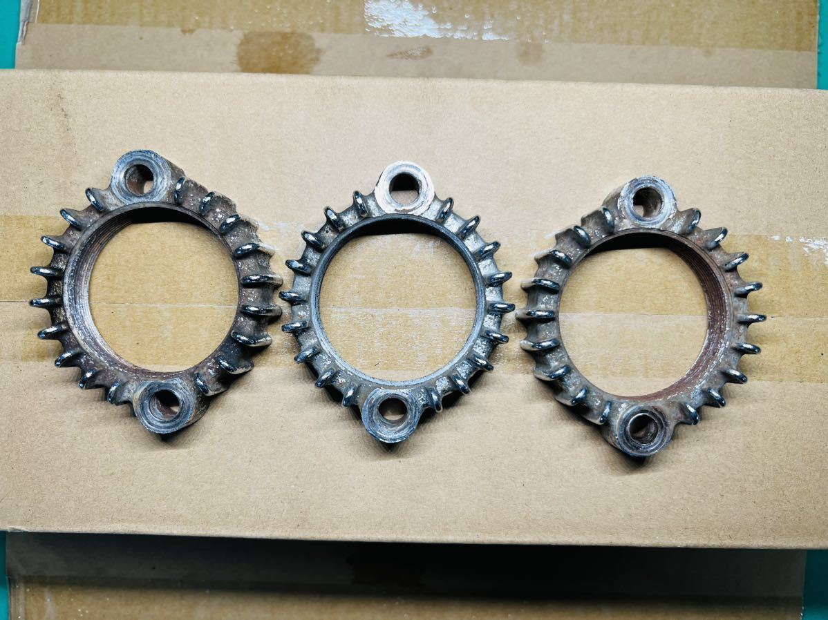 GT380 純正 マフラーフランジ チャンバーフランジ スズキ純正 後期