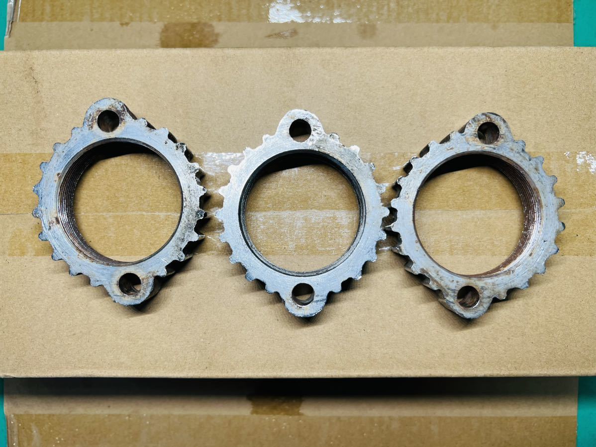 GT380 純正 マフラーフランジ チャンバーフランジ スズキ純正 後期