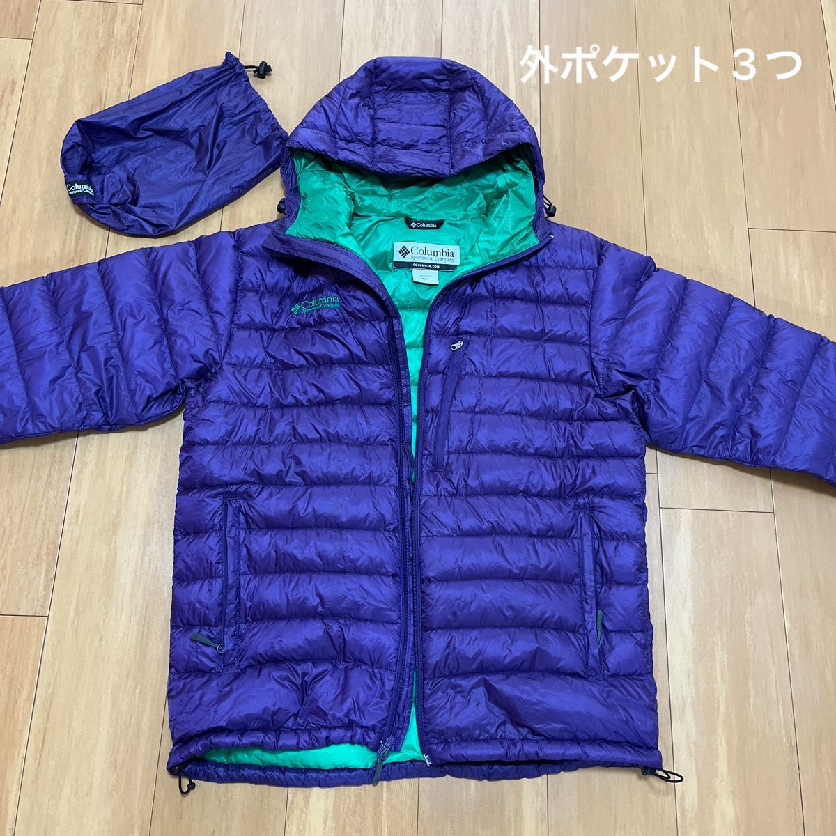 ホームクリーニング済み】Columbia XL コロンビア ダウンジャケット