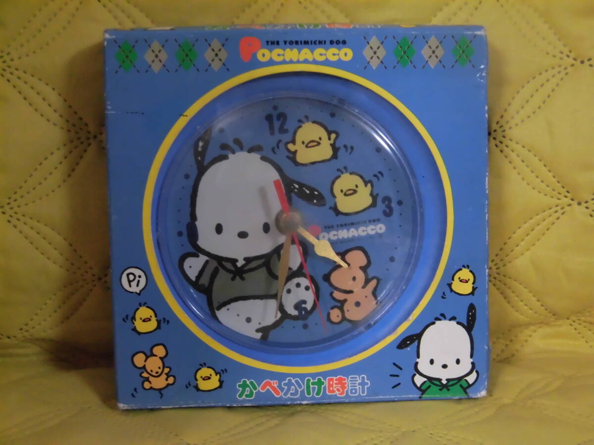 レア 動作確認済み 1995年 ポチャッコ 時計 置き時計/壁掛け時計