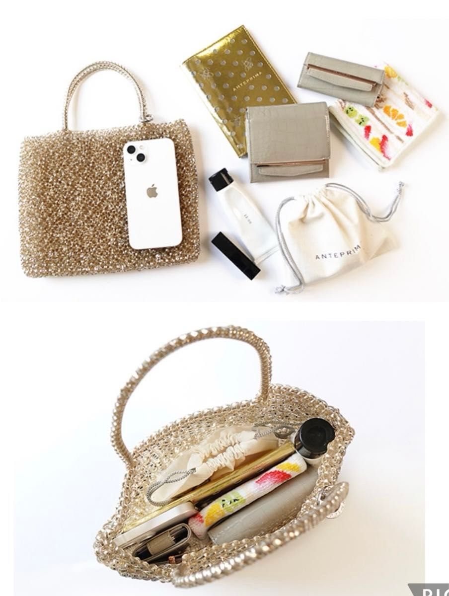 アンテプリマ スタンダード スクエア ミディアム ワイヤーバッグ